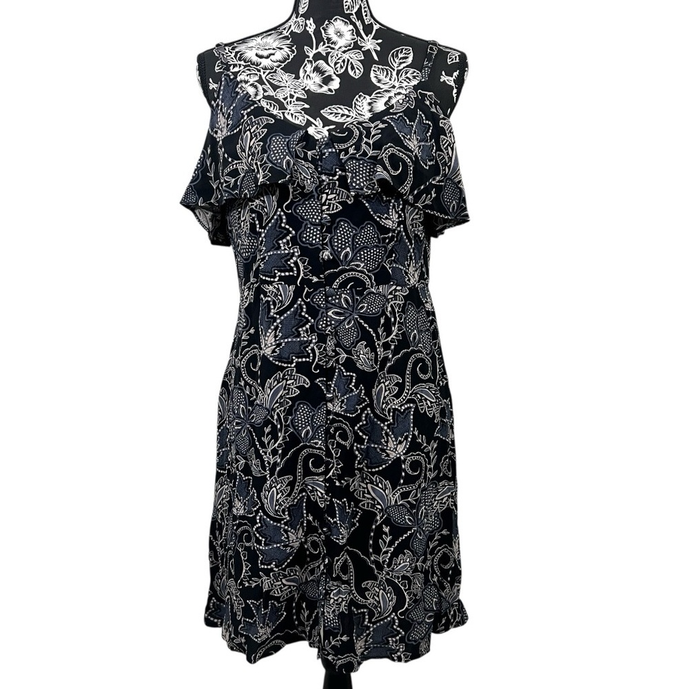 Sanctuary Black and White Wildflower‎ Dress